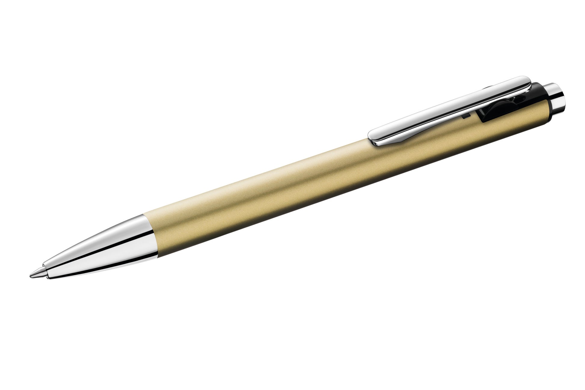 Pelikan Snap Metallic M Kugelschreiber – Blau, Medium, Druck, Metall, Gold, dokumentenecht, nachfüllbar