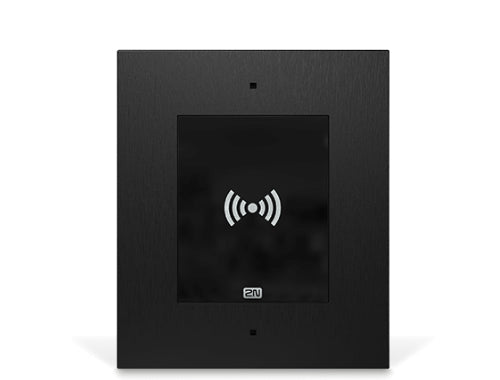 2N RFID-Modul Access Unit 2.0 – 108 × 45 × 131 mm, schwarz, IP54