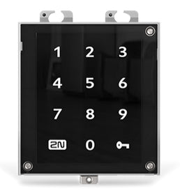2N Tastatur Access Unit 2.0 Touch – 108×45×131 mm, schwarz, IP54
