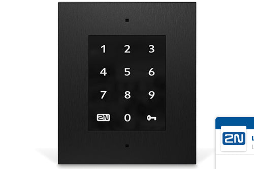 2N Tastatur Access Unit 2.0 Touch – 108×45×131 mm, schwarz, IP54