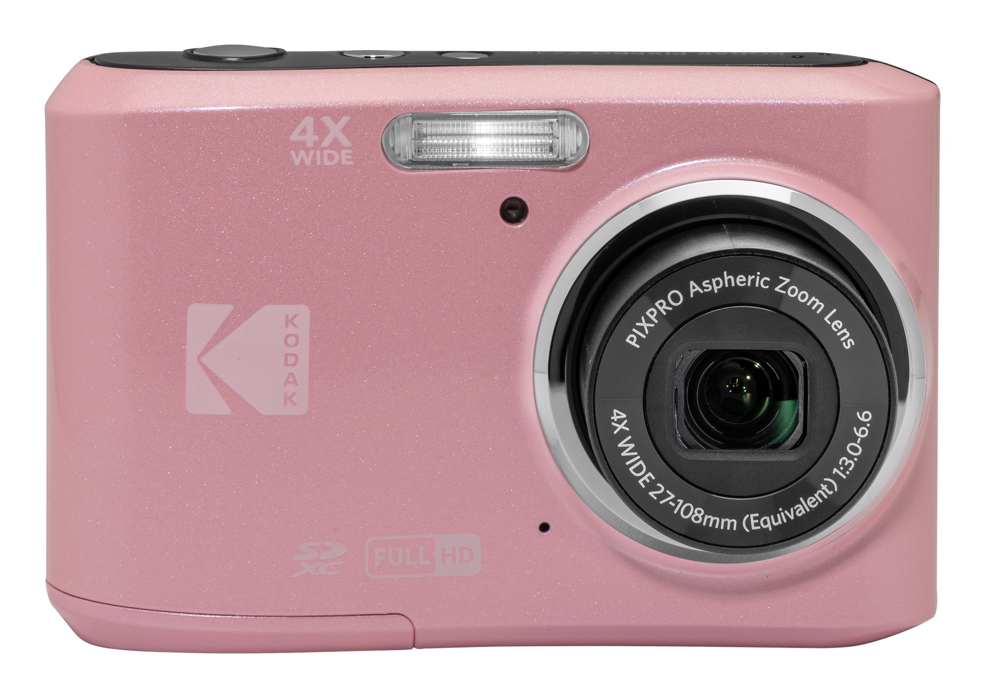 Kodak Pixpro FZ45 – 4× optischer Zoom, 16 MP, 1080p, rosa