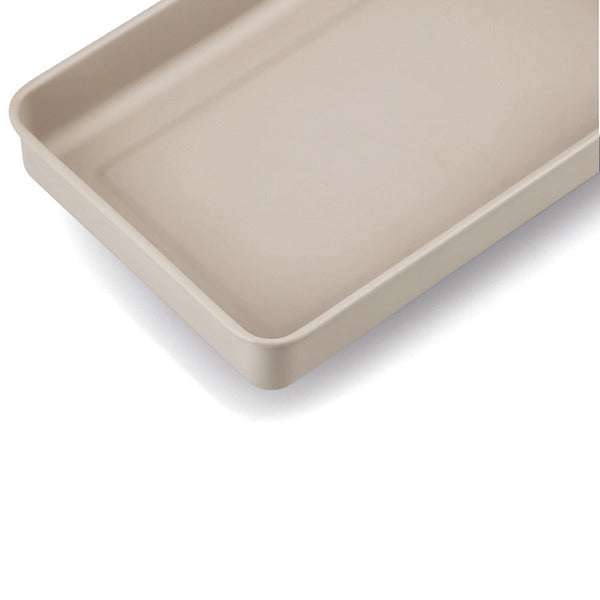 Zeller Present Aufbewahrungsbox (mit Deckel) – Metall – Beige – mit Griff – 195 × 200 × 320 mm