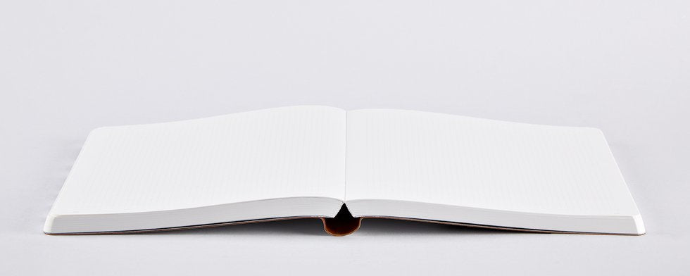 nuuna Notizbuch – 165 × 220 mm – 5 mm punktiert – 256 Seiten – 120 g/m² – Softcover, schwarz/weiss