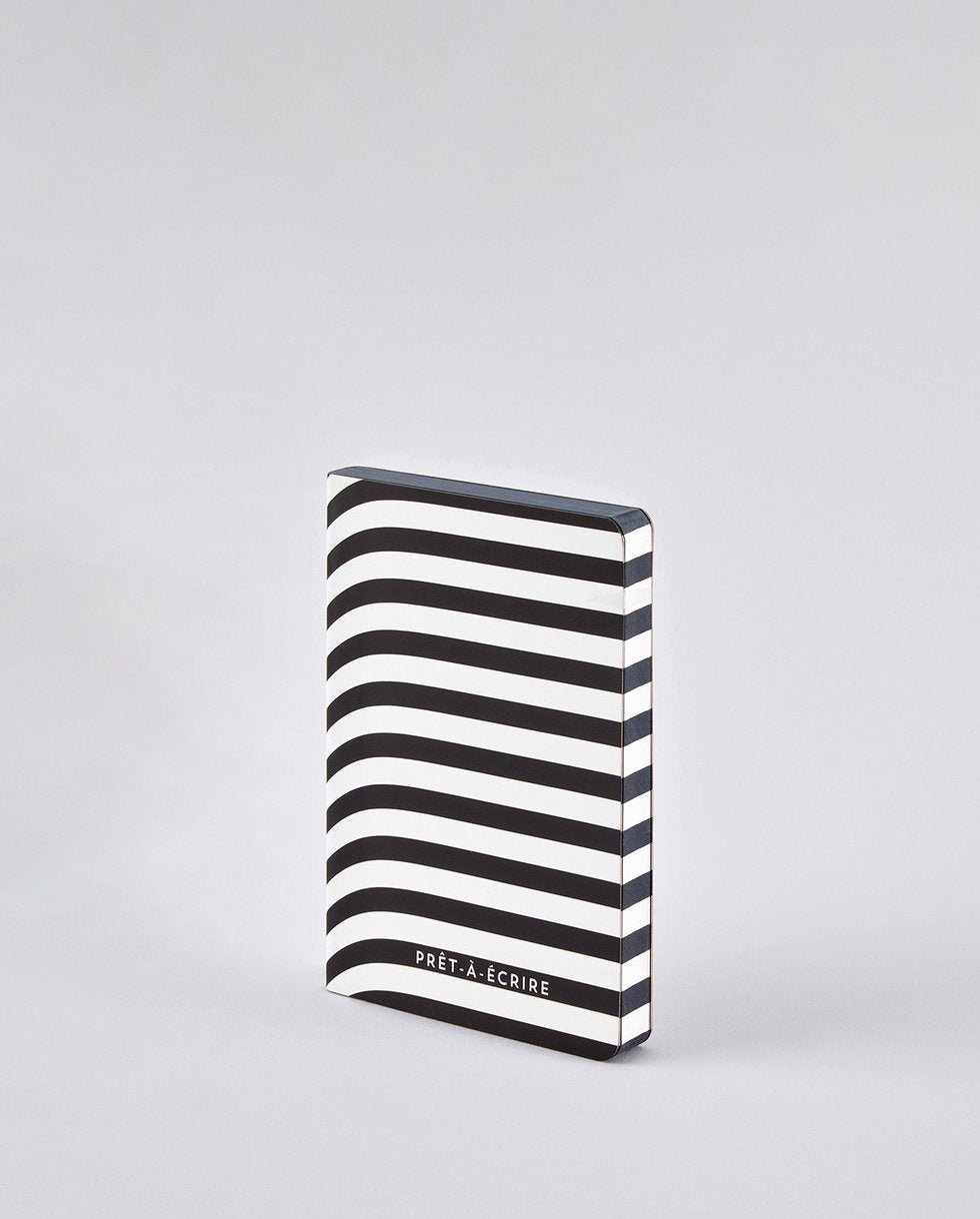 nuuna Notizbuch, A6, 176 Seiten – schwarz, weiss