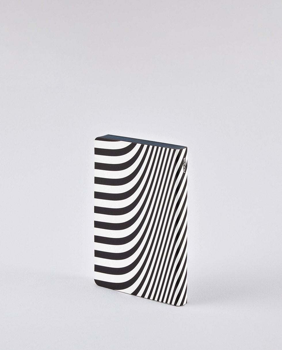 nuuna Notizbuch, A6, 176 Seiten – schwarz, weiss