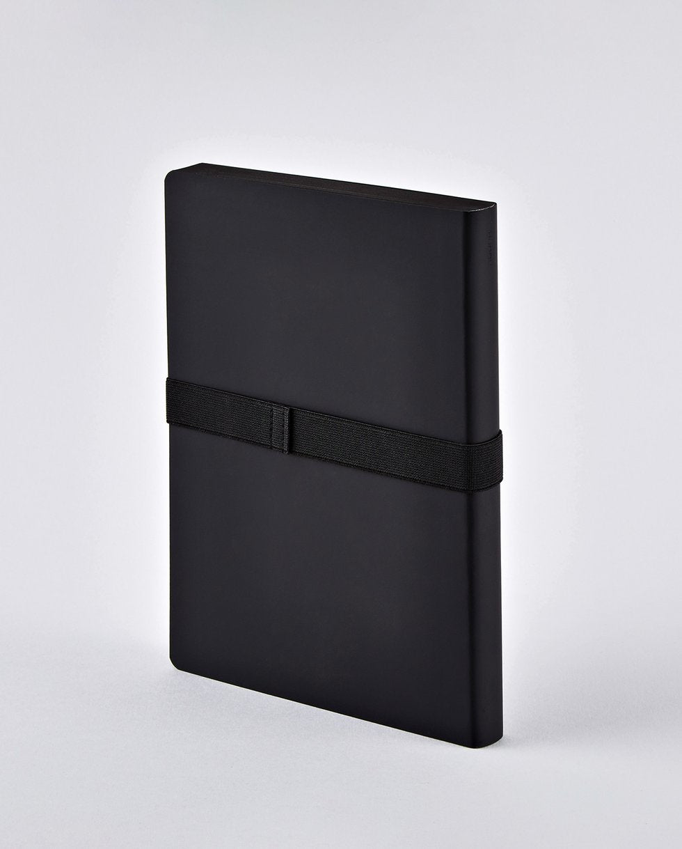 nuuna Notizbuch Voyager L, A5, 256 Seiten – schwarz