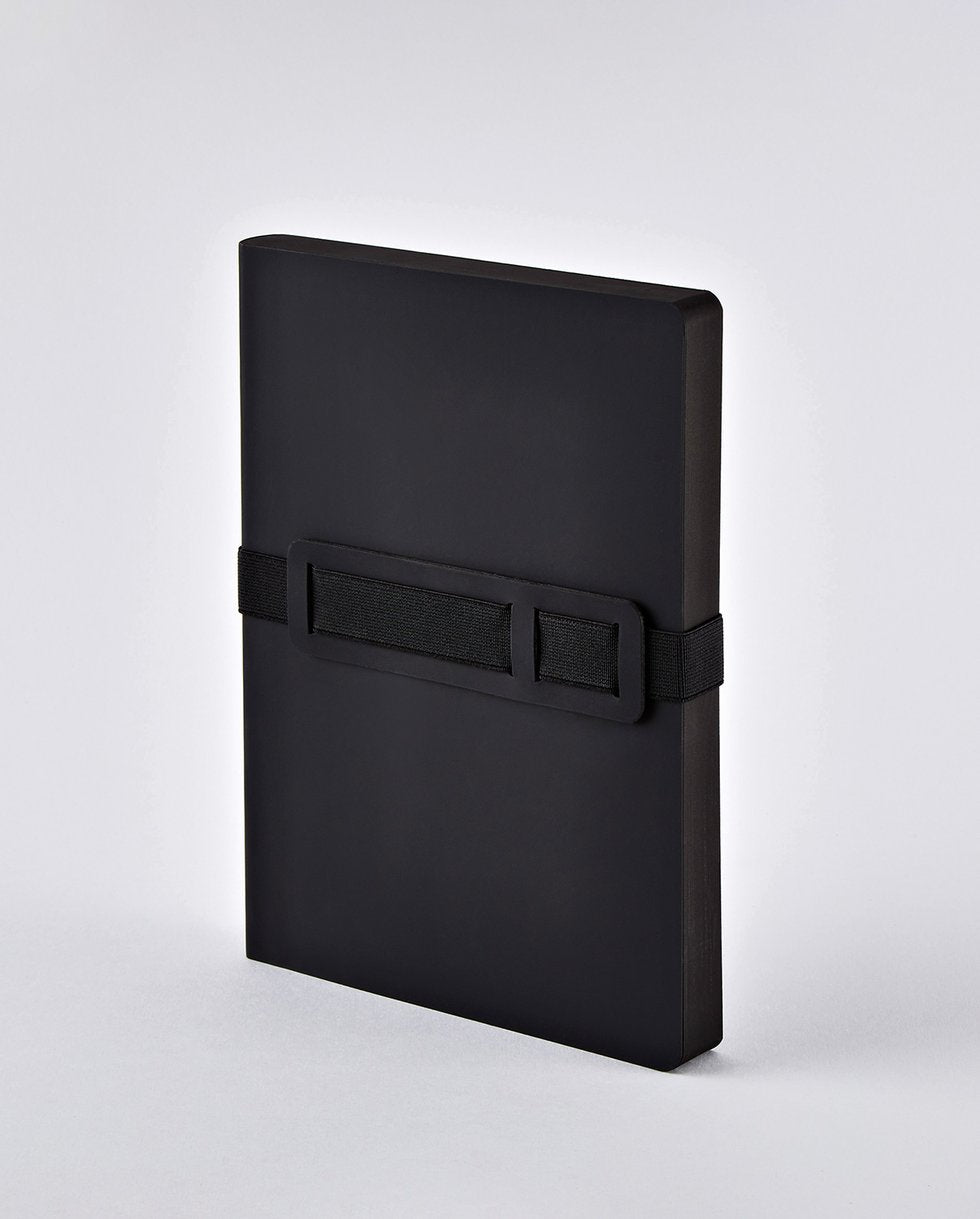 nuuna Notizbuch Voyager L, A5, 256 Seiten – schwarz