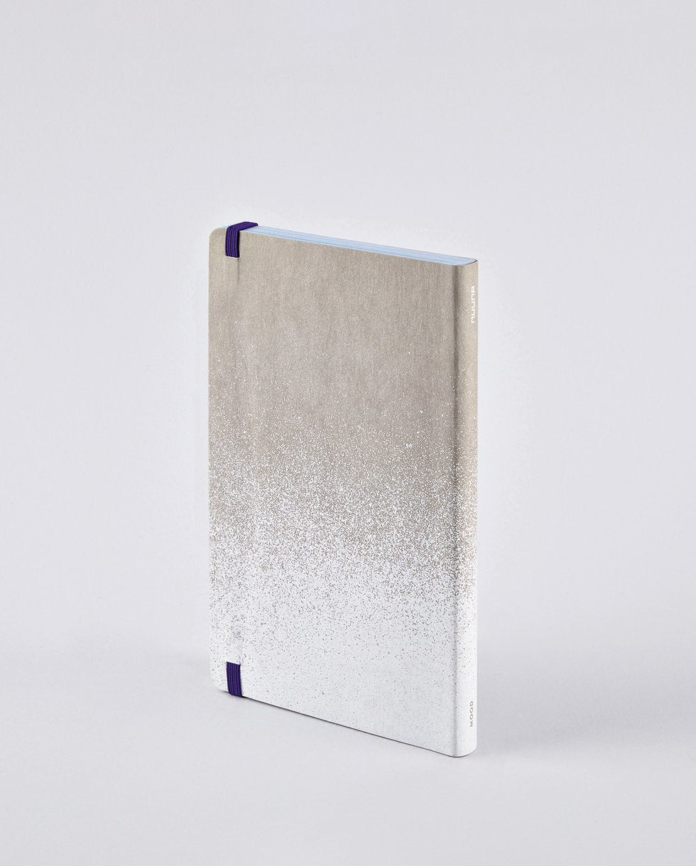 nuuna Notizbuch, A5, 176 Seiten – silber