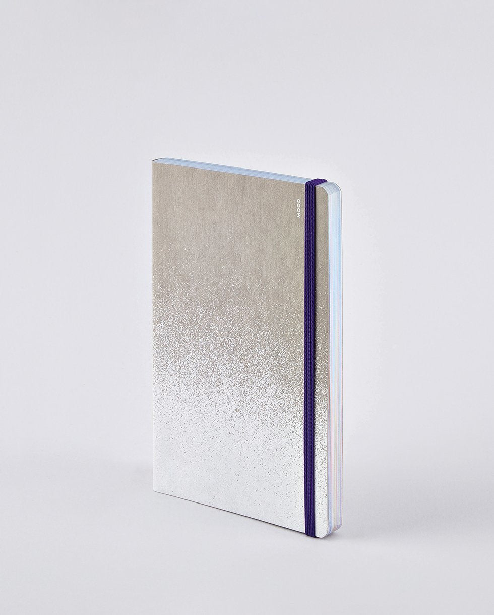 nuuna Notizbuch, A5, 176 Seiten – silber
