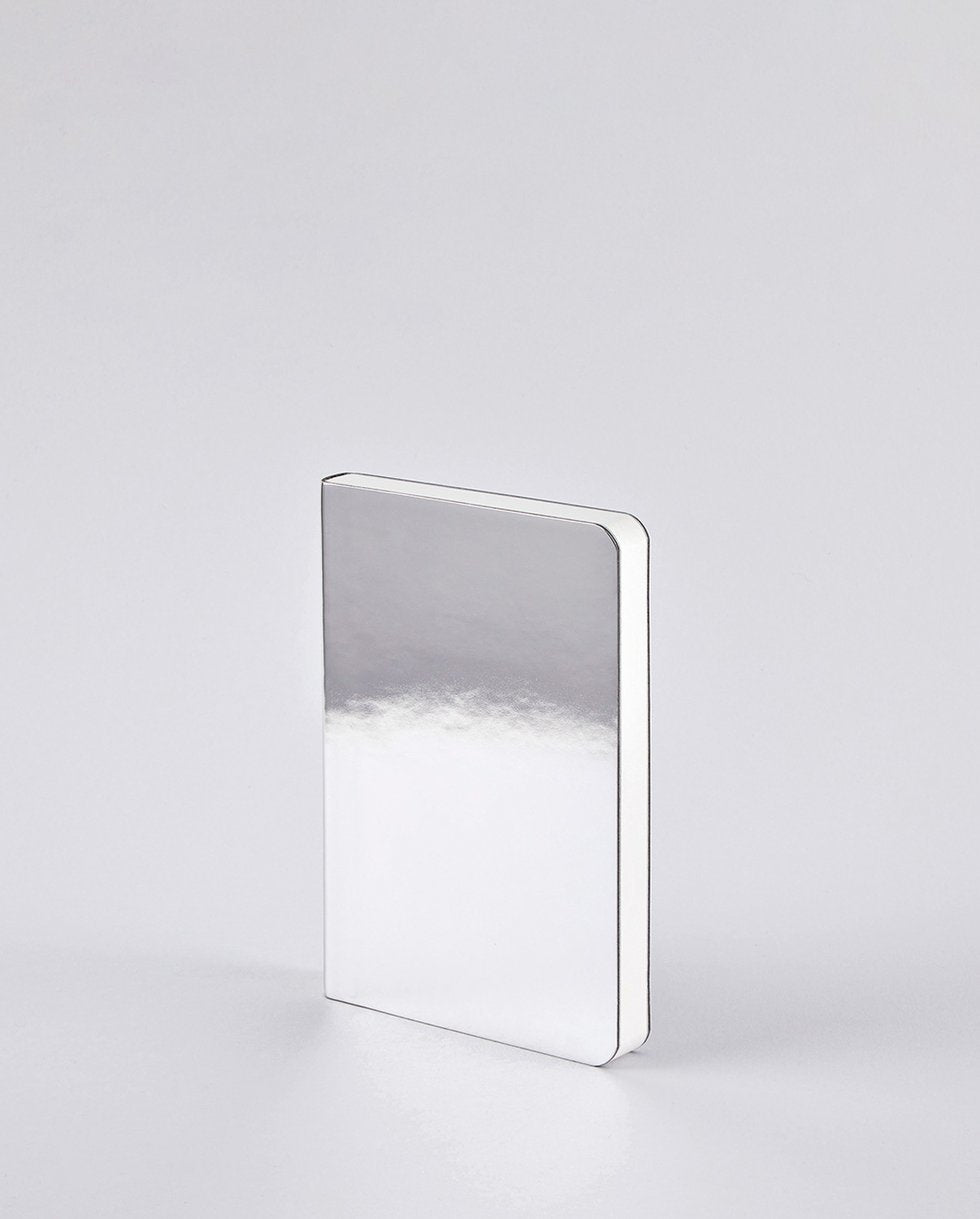 nuuna Notizbuch Shiny Starlet S, A6, 176 Seiten – Silber