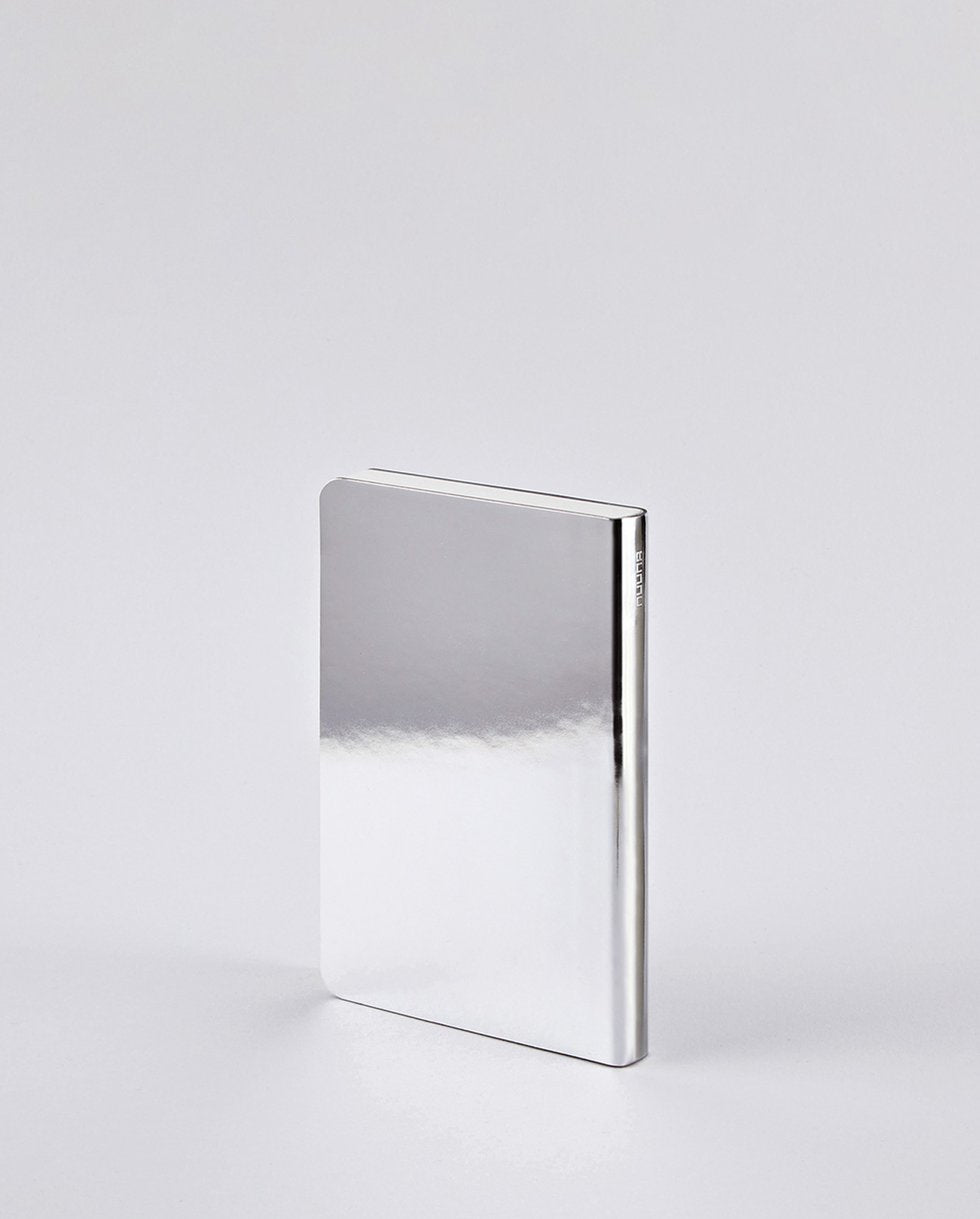 nuuna Notizbuch Shiny Starlet S, A6, 176 Seiten – Silber
