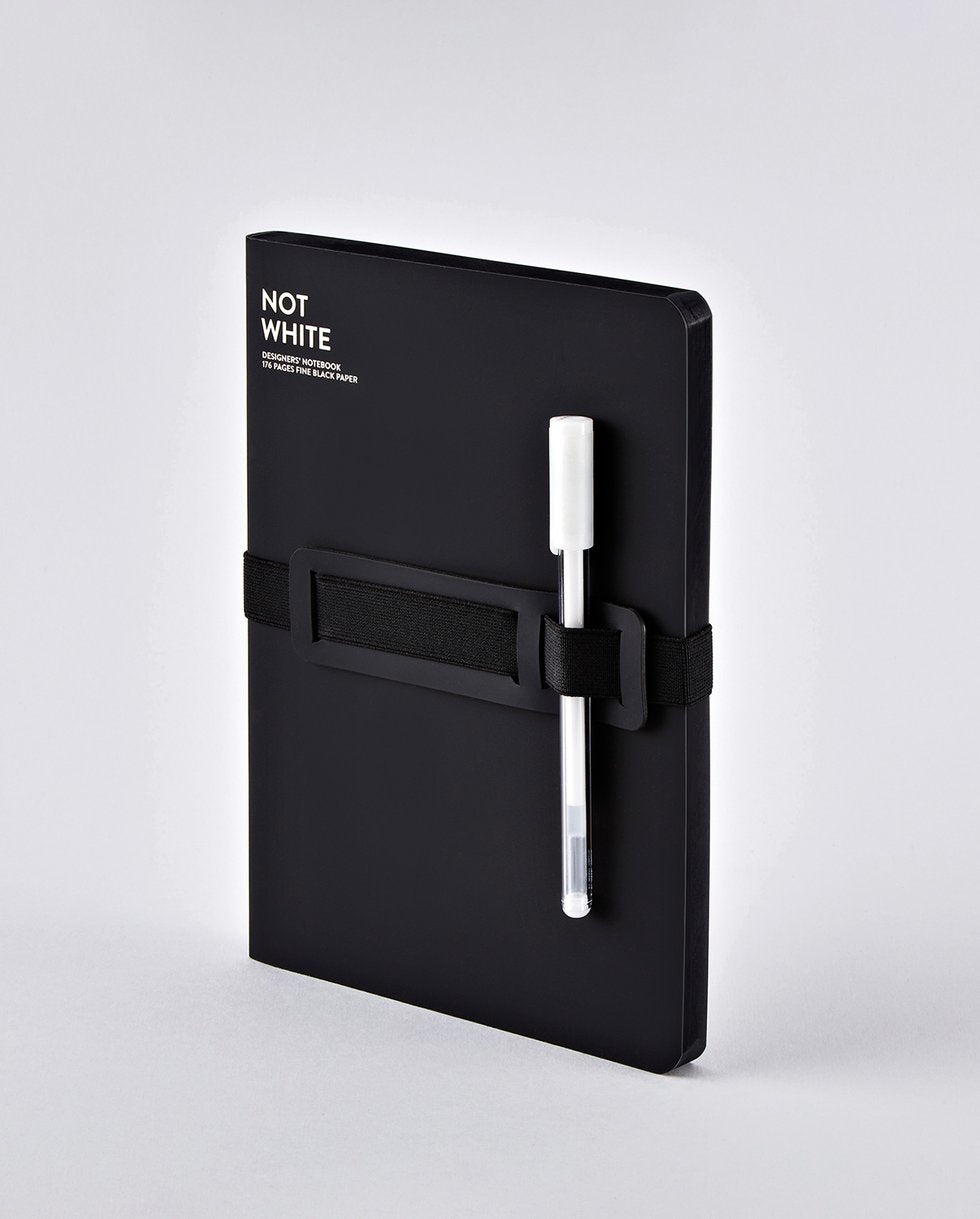 nuuna Notizbuch A5, 176 Seiten – schwarz