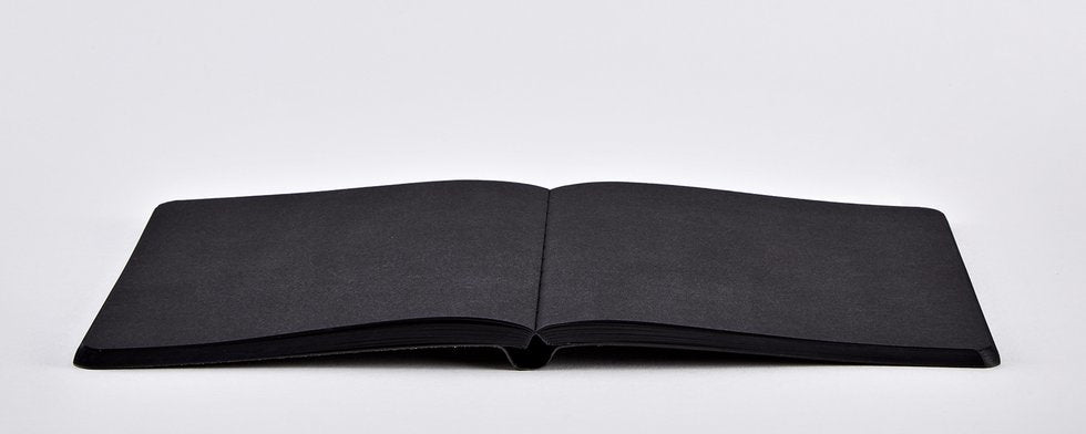 nuuna Notizbuch A5, 176 Seiten – schwarz