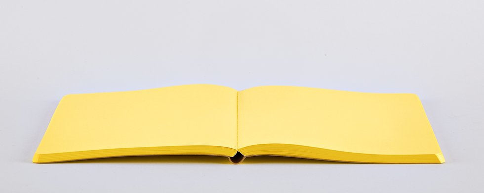 nuuna Notizbuch A5, 176 Seiten – hellgelb