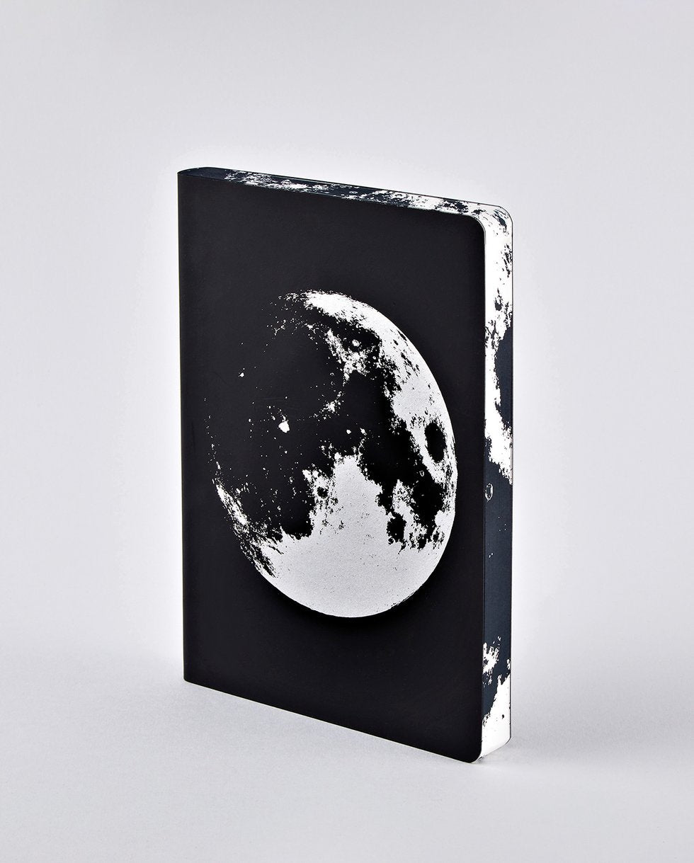 nuuna Notizbuch – A5 – punktiert – 256 Seiten – 120 g/m² – Softcover, schwarz/weiss