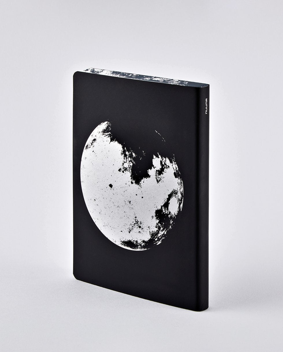 nuuna Notizbuch – A5 – punktiert – 256 Seiten – 120 g/m² – Softcover, schwarz/weiss