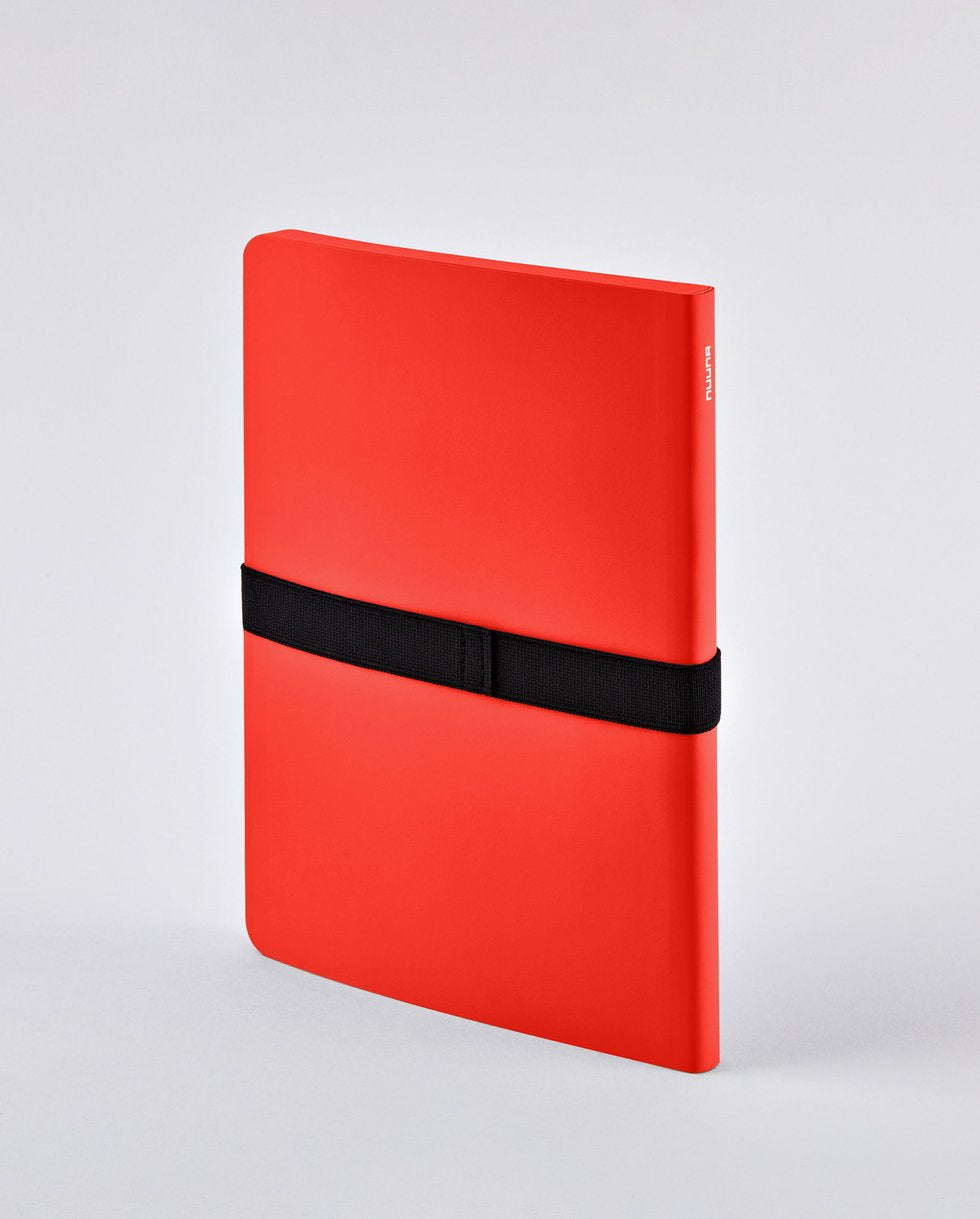 nuuna Notizbuch Not White L Light, A5, 176 Seiten – Rot