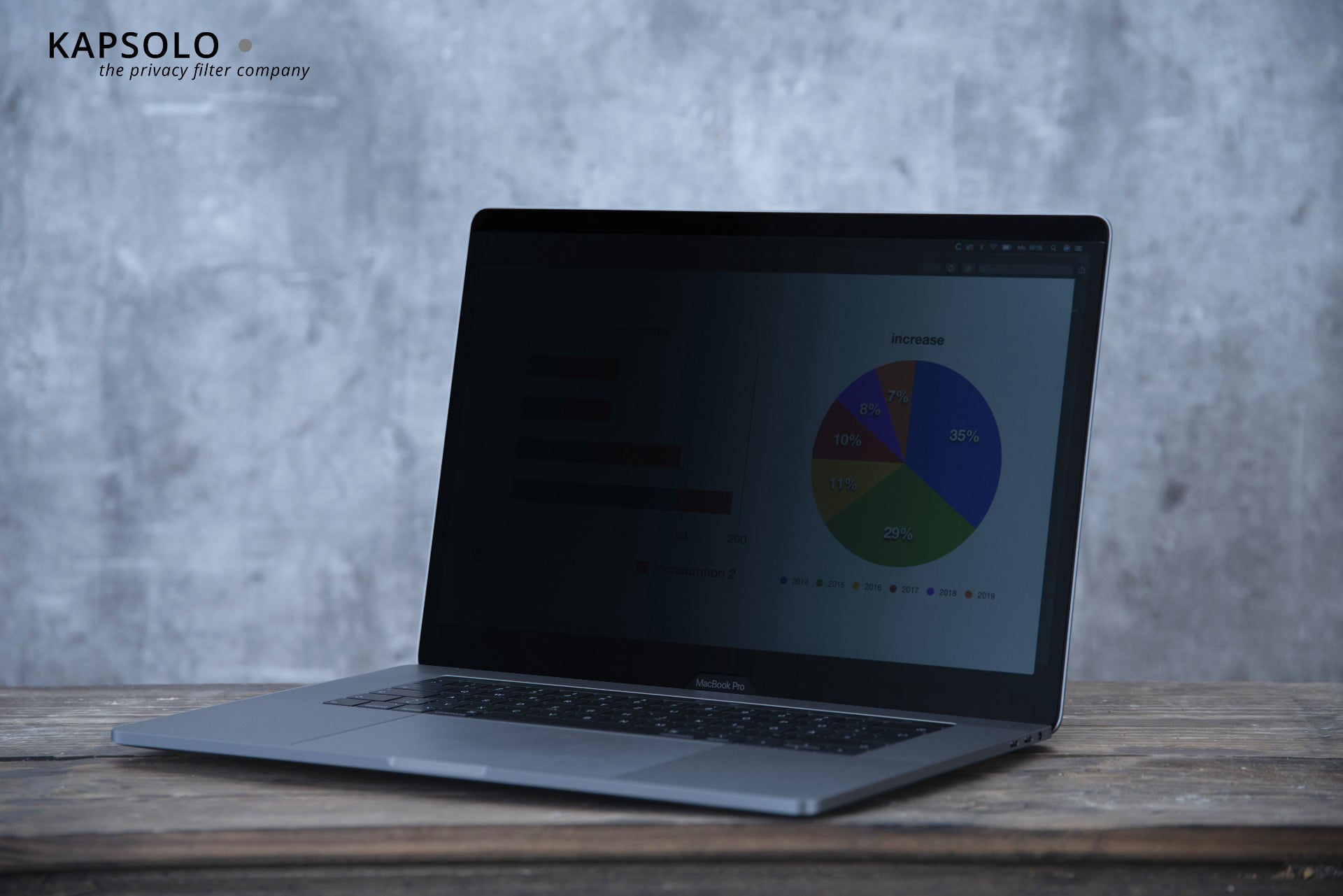 KAPSOLO Displayschutz für 12,5" (31,8 cm) Wide 16:9 Laptops