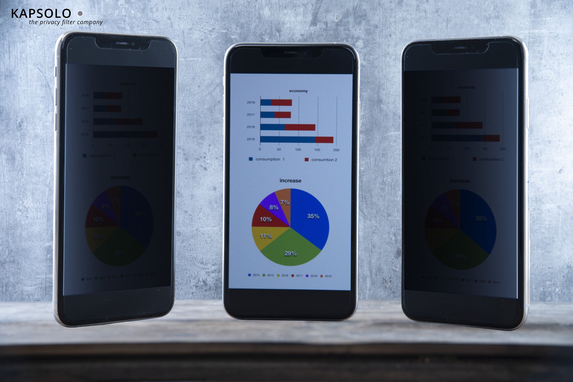 KAPSOLO Privacy-Filter (Folie) – für iPhone X