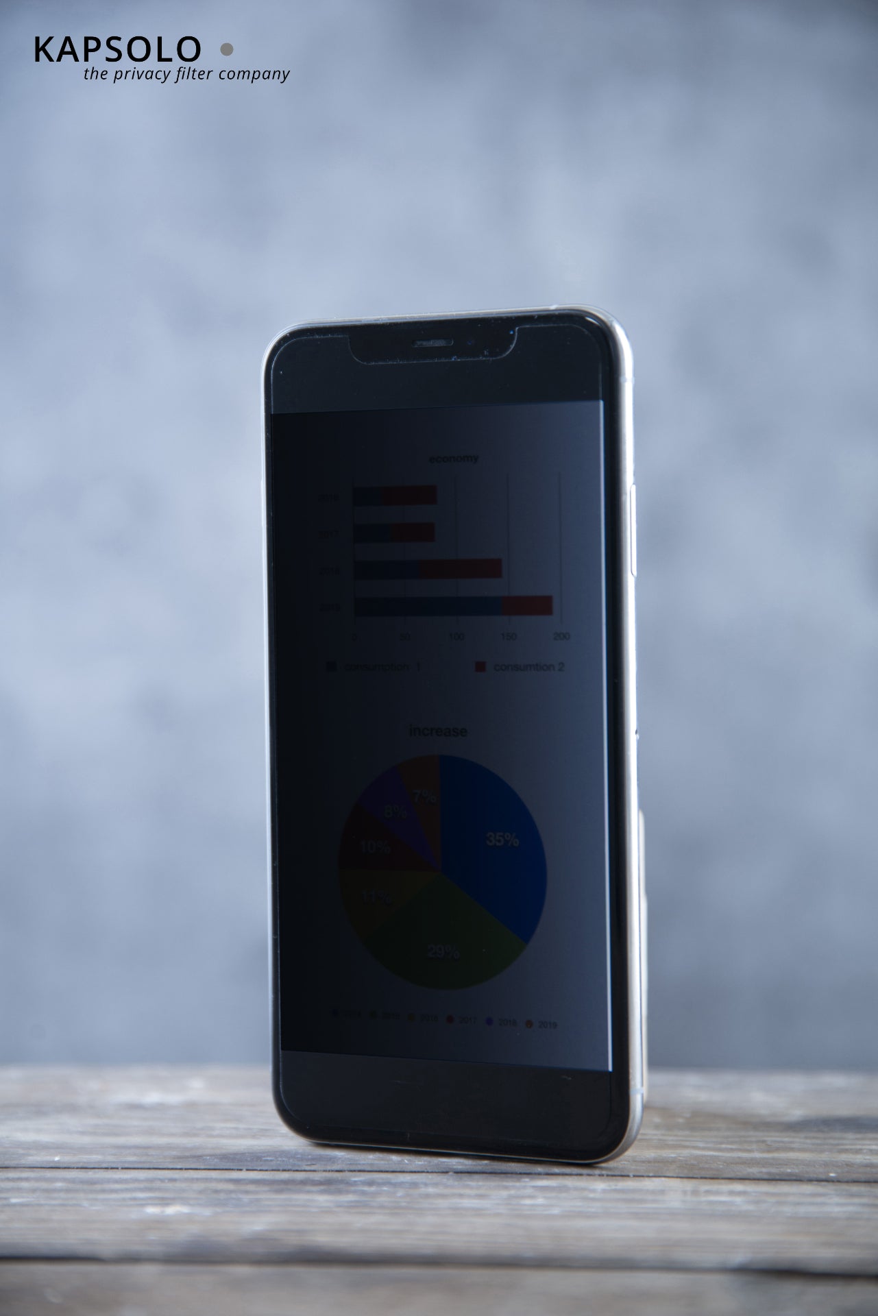 KAPSOLO Privacy-Filter (Folie) – für iPhone X