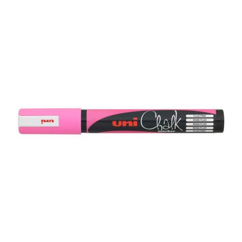 Uni-Ball PWE-5M Kreidemarker – Rund 1,8–2,5 mm – Pink, für Glas/Spiegel/Tafel