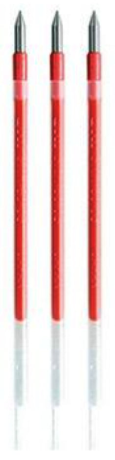 Uni-Ball Jetstream SXR80.07R Kugelschreiber-Mine – Rot, 0,7 mm (Breit), für Uni-Ball Jetstream Multipen