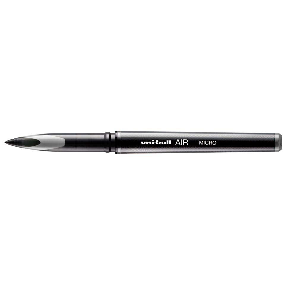Uni-Ball Air UBA-188M – Tintenroller, 0,5 mm, Schwarz, dokumentenecht, wasserfest, Drehmechanik, Kunststoff