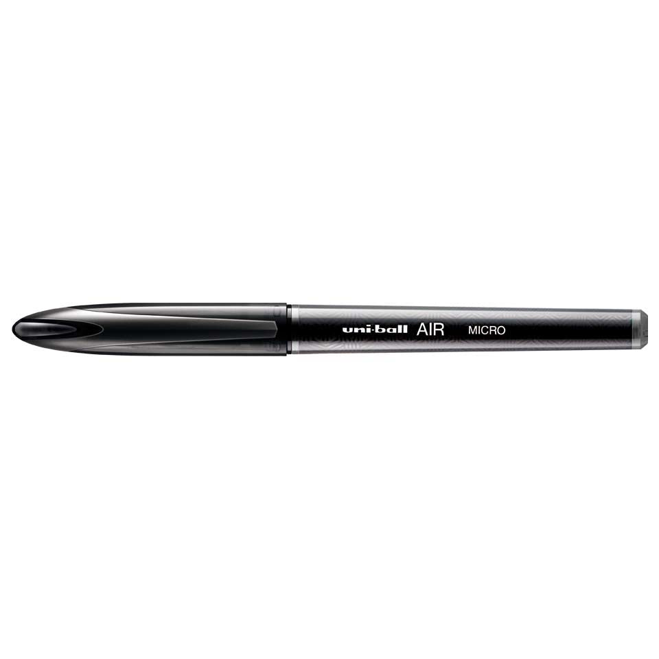 Uni-Ball Air UBA-188M – Tintenroller, 0,5 mm, Schwarz, dokumentenecht, wasserfest, Drehmechanik, Kunststoff