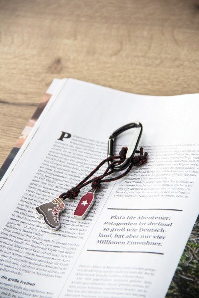 TROIKA Schlüsselanhänger Schuh – mit Karabiner, Aluminium/Kunststoff, Mehrfarbig