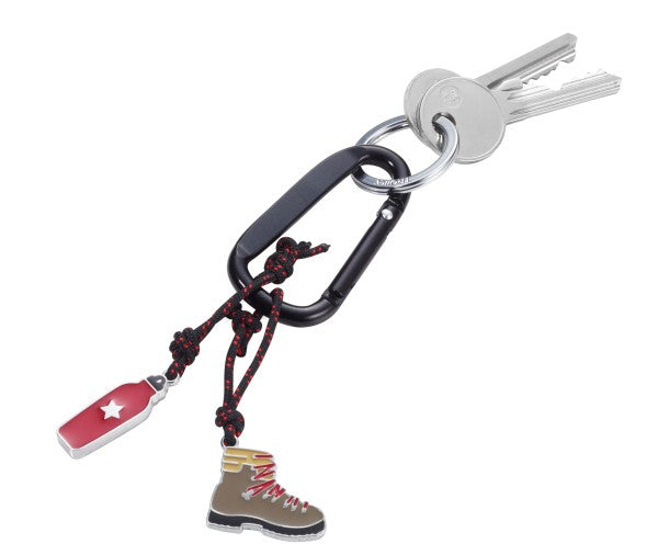TROIKA Schlüsselanhänger Schuh – mit Karabiner, Aluminium/Kunststoff, Mehrfarbig