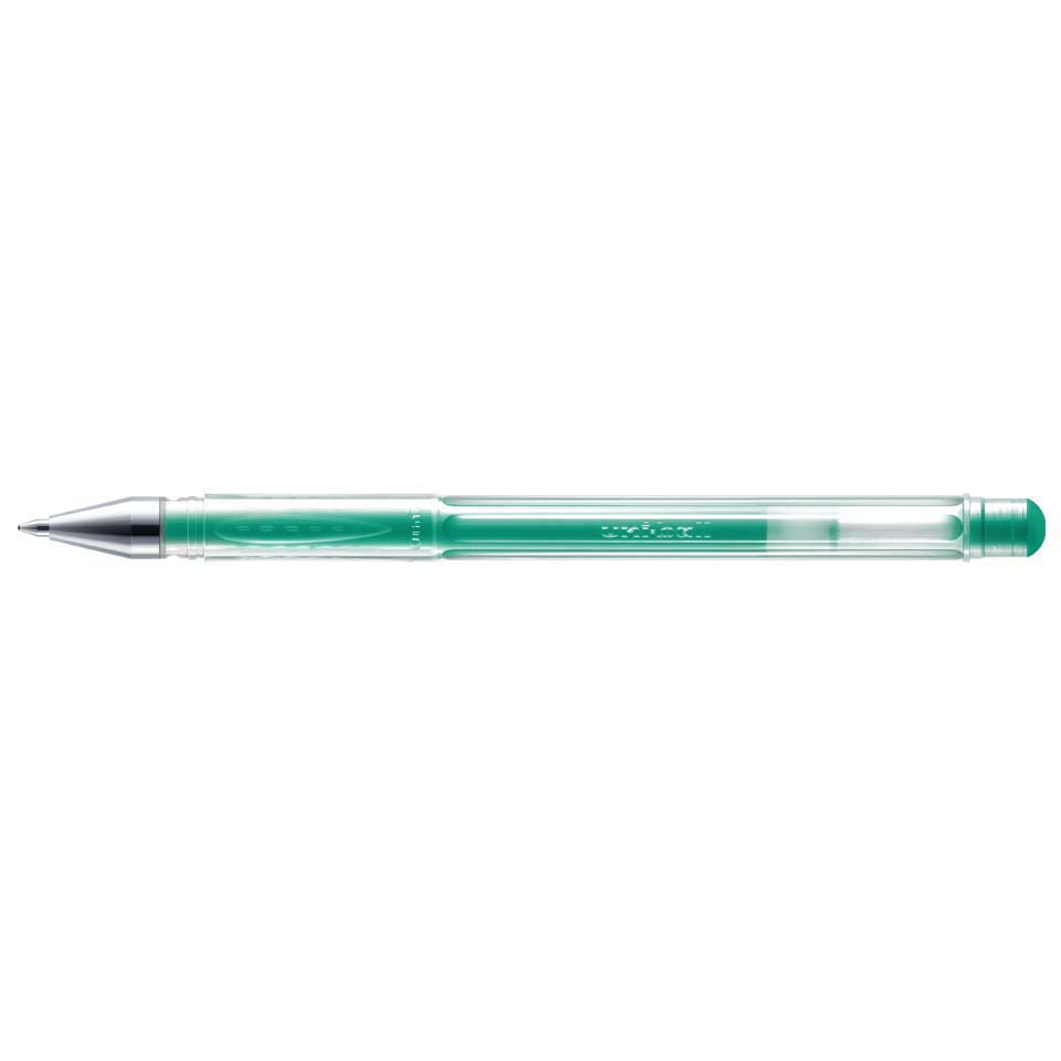 Uni-Ball Signo Noble Metal Gelschreiber – Grün, Spitze 0,8 mm, Metallic