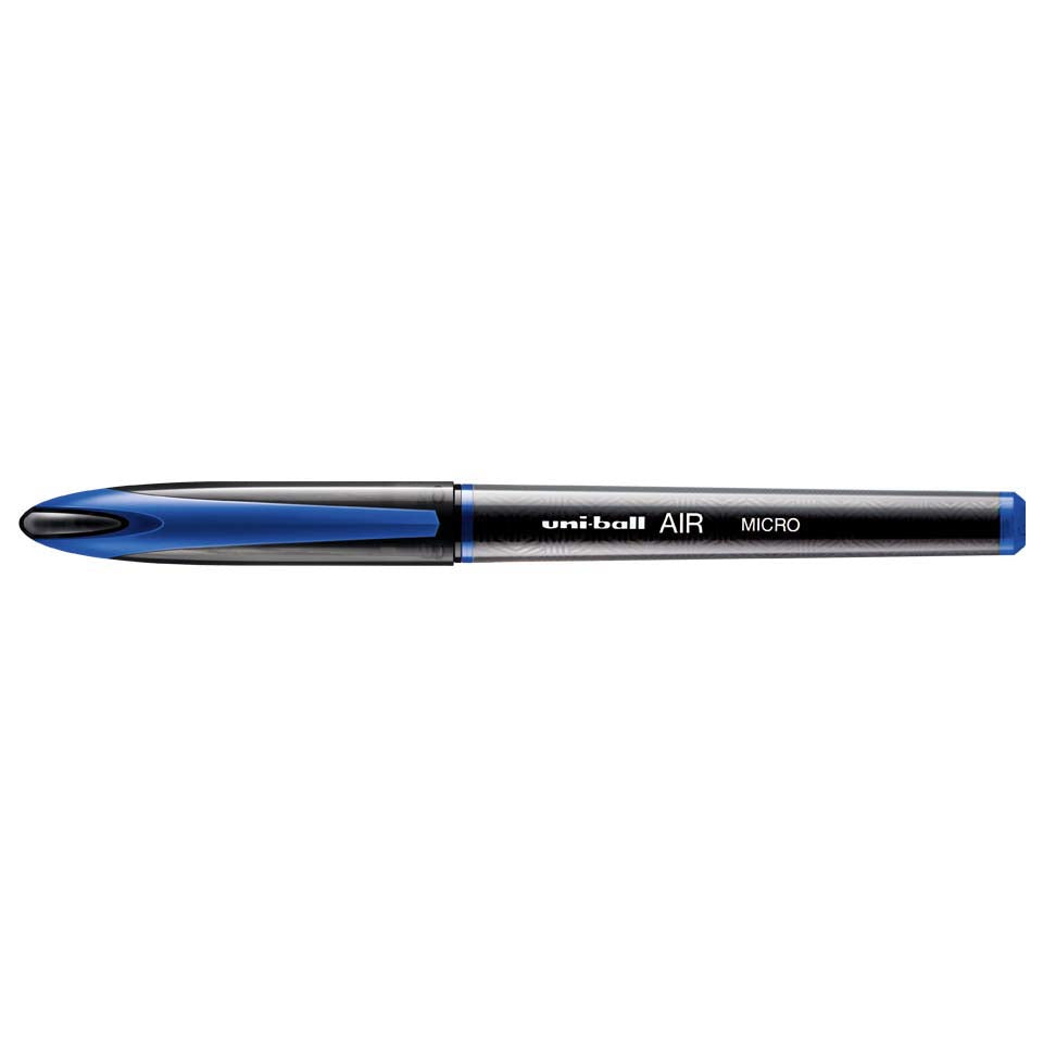 Uni-Ball Air UBA-188M – Tintenroller, 0,5 mm, Blau, dokumentenecht, wasserfest, Kunststoff