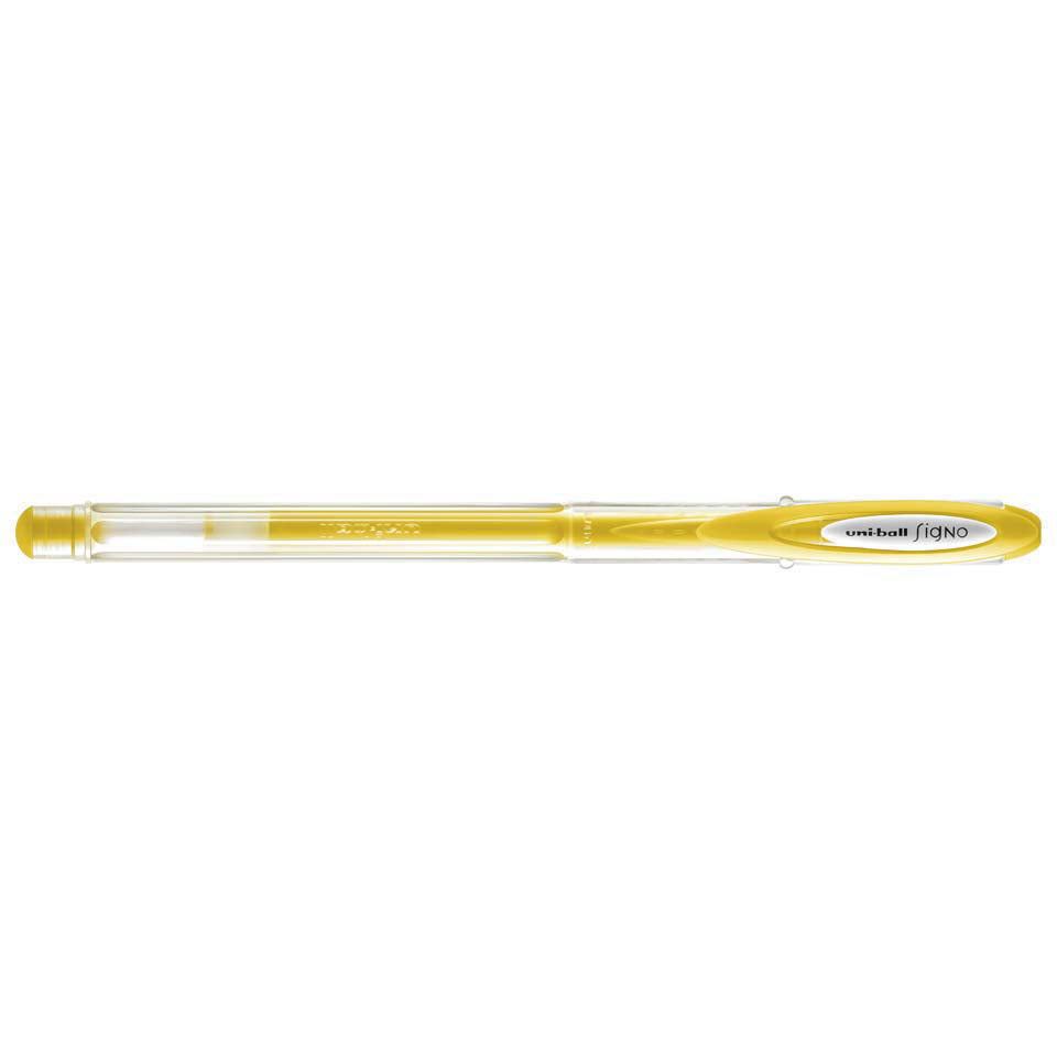 Uni-Ball Signo Angelic UM-120AC Gelschreiber, Druckmechanik – Gelb, Spitze 0,7 mm, 1 Stk.