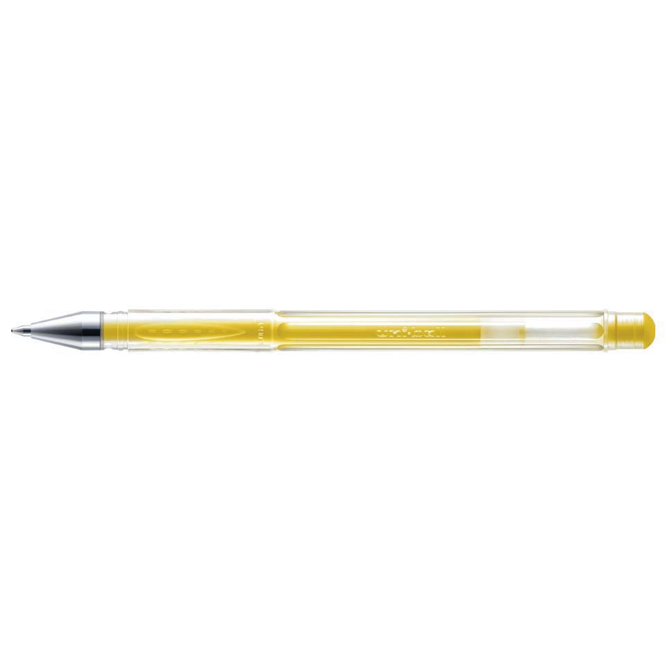 Uni-Ball Signo Angelic UM-120AC Gelschreiber, Druckmechanik – Gelb, Spitze 0,7 mm, 1 Stk.