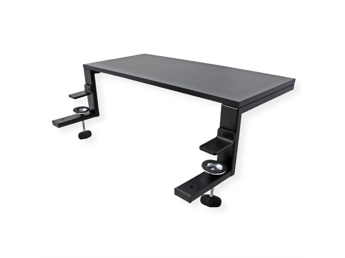 ROLINE Monitor-Tischständer – freistehend – bis 20 kg – höhenverstellbar – schwarz – für Monitore