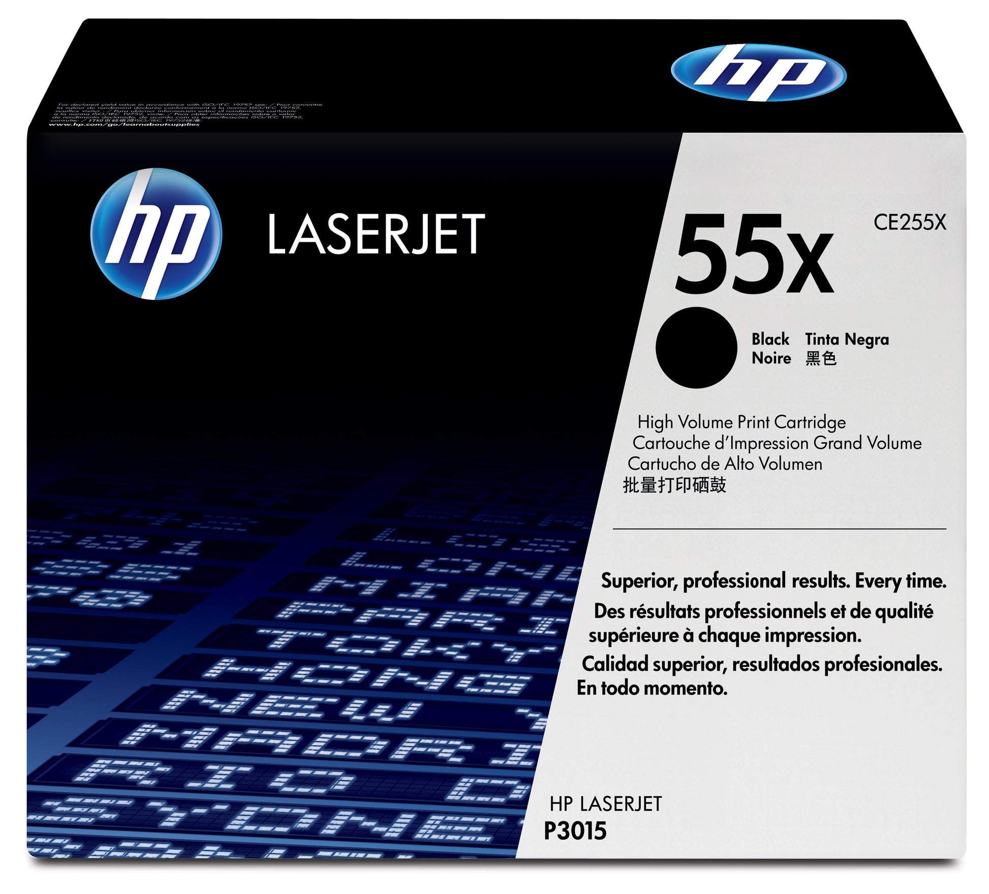 HP Toner 55X – schwarz, 12500 Seiten