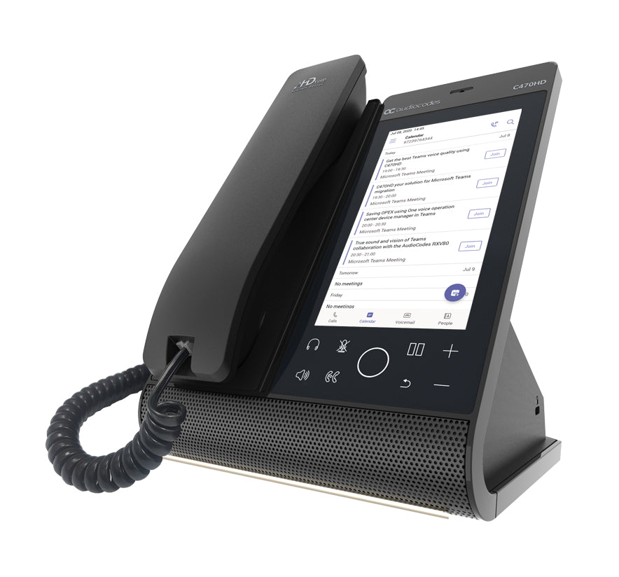 AudioCodes Total Touch – WLAN-Telefon (Handgerät), für Microsoft Teams