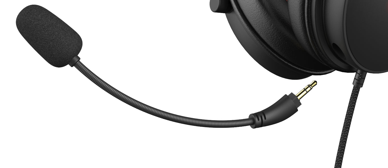 Deltaco Gaming GAM-190 Gaming-Headset – Over-Ear, 3,5 mm Klinke, für PC, PlayStation, Xbox und mehr, Schwarz