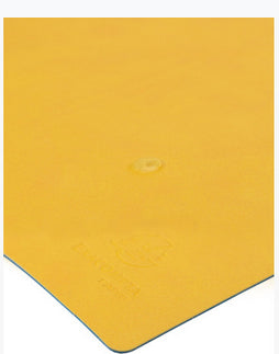 Exacompta Schreibtischunterlage – 400 × 800 mm, PU-Kunstleder, Türkis/Gelb, 1 Stück