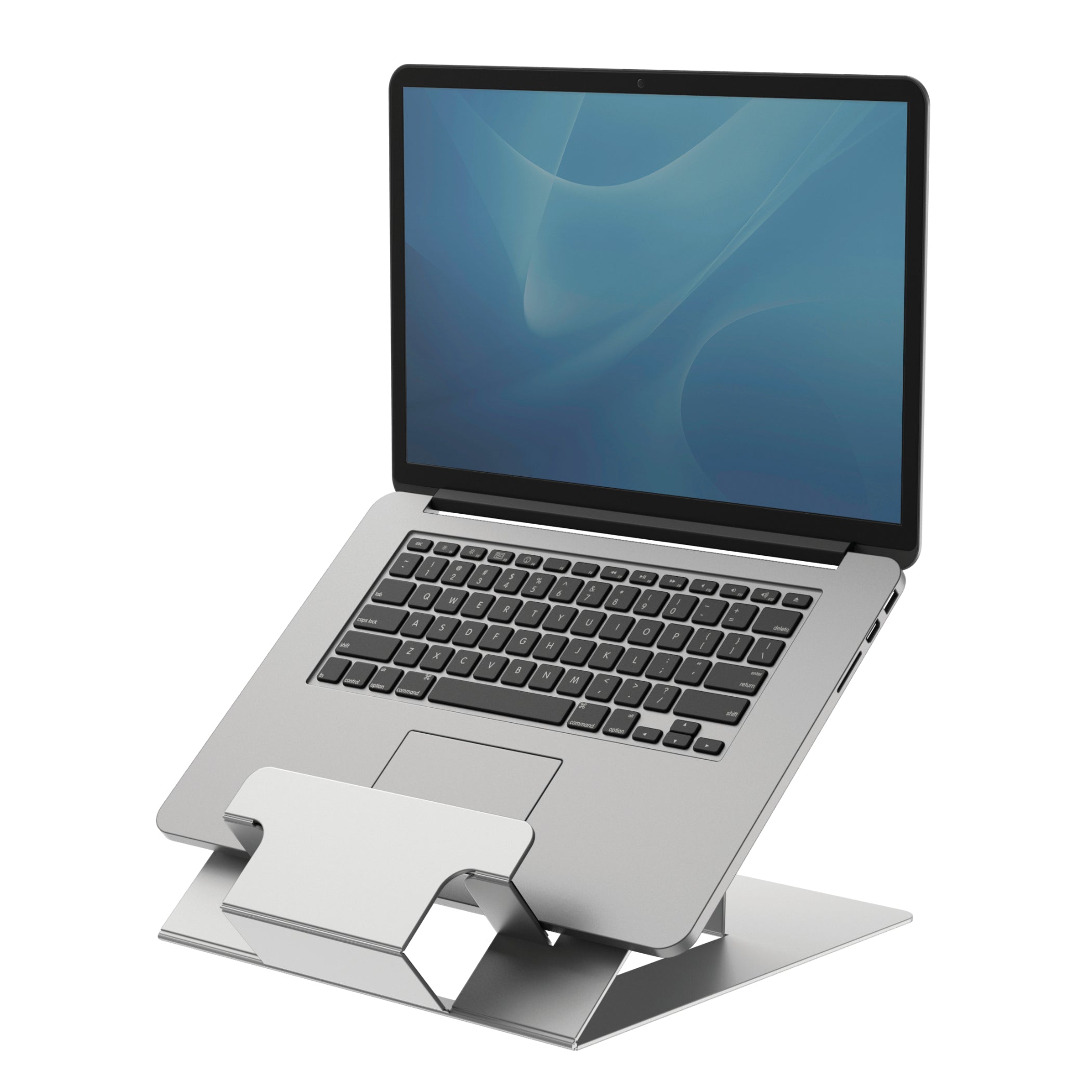 Fellowes Laptop-Ständer – bis 18", faltbar, 6 Höhen – Silber
