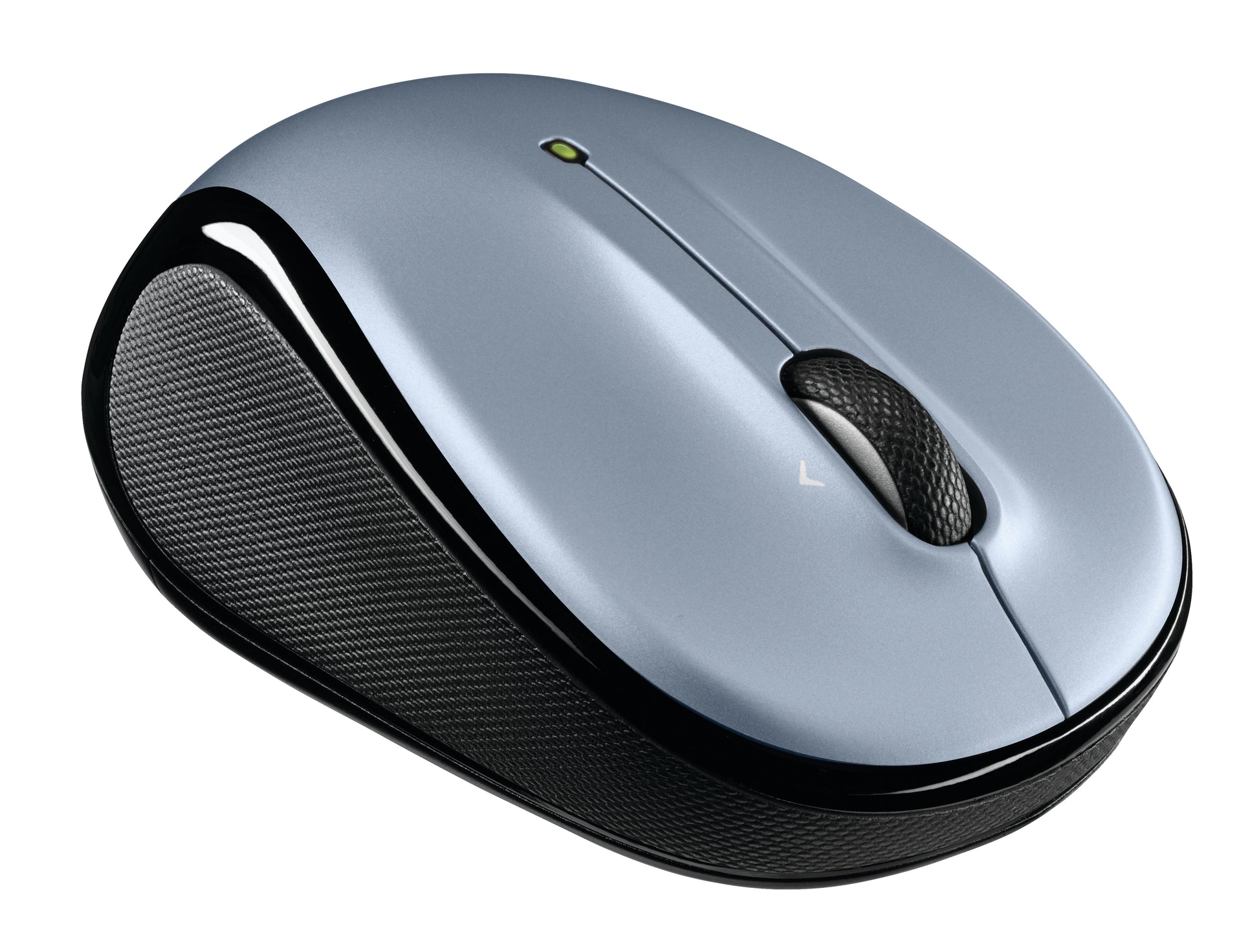 Logitech M325 Maus – kabellos, 2,4 GHz (USB-A), 1000 dpi, 5 Tasten, beidhändig, Silber