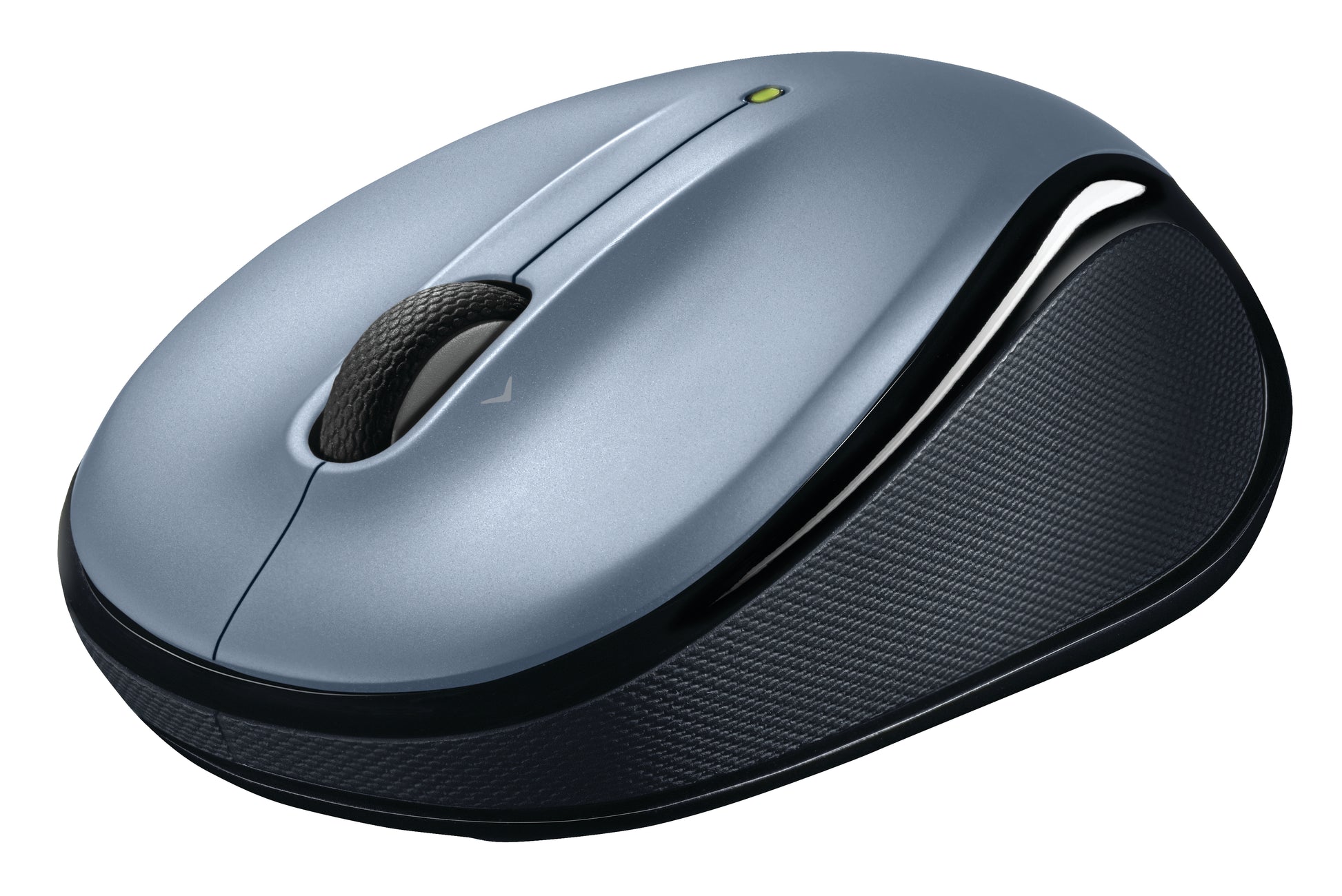 Logitech M325 Maus – kabellos, 2,4 GHz (USB-A), 1000 dpi, 5 Tasten, beidhändig, Silber