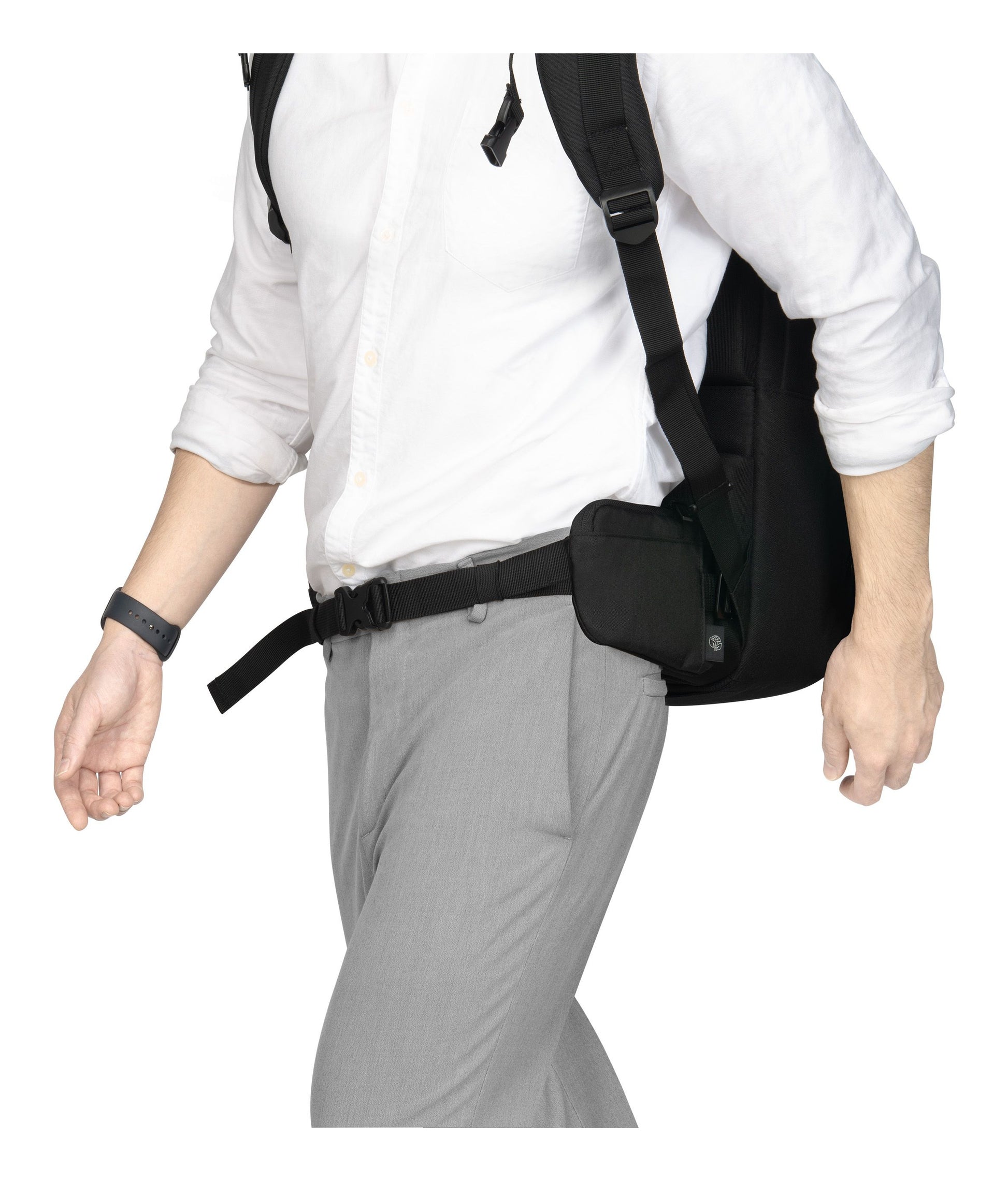 DICOTA Rucksack-Hüftgurt – für COMPANION/SEEKER II – 330×20×110 mm – schwarz – Polyester – 1 Stk.