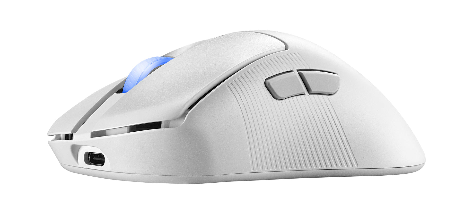 ASUS ROG Keris II Ace Wireless – Gaming-Maus, Rechts, Optisch, 42000 DPI, RGB, Weiss