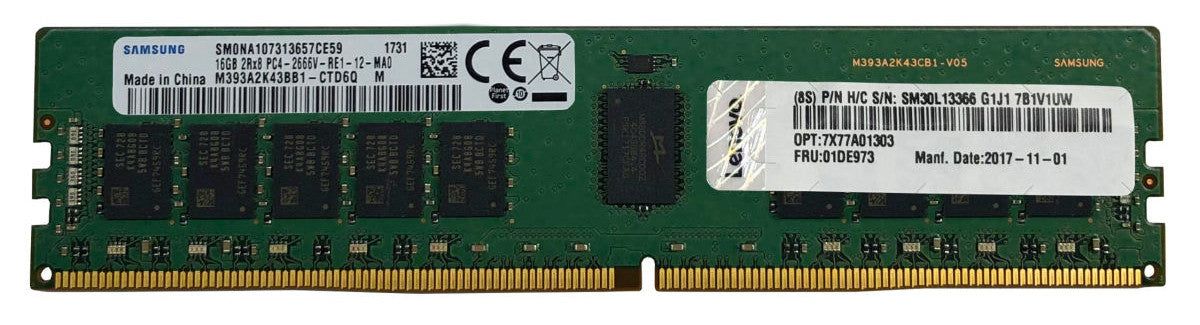 Lenovo 4X77A08632 – Speichermodul – DDR4, 16 GB, 3'200 MHz, 1,2 V, für PC/Server