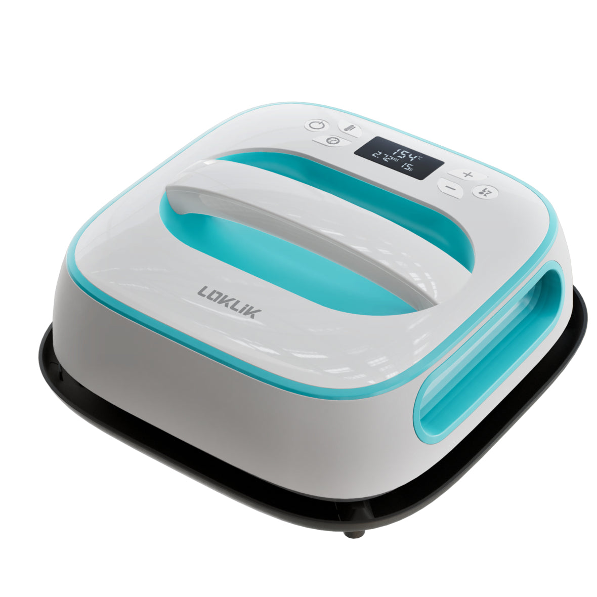 LOKLiK Stanz-/Prägemaschine Easy – 25,5 × 25,5 cm – Blau/Weiss