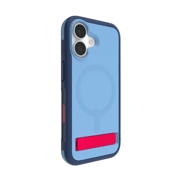 ZAGG Sedona Snap Backcover – für Apple iPhone 17 – MagSafe, mit Ständer, Graphen, Blau, bis 4 m Sturzsicher
