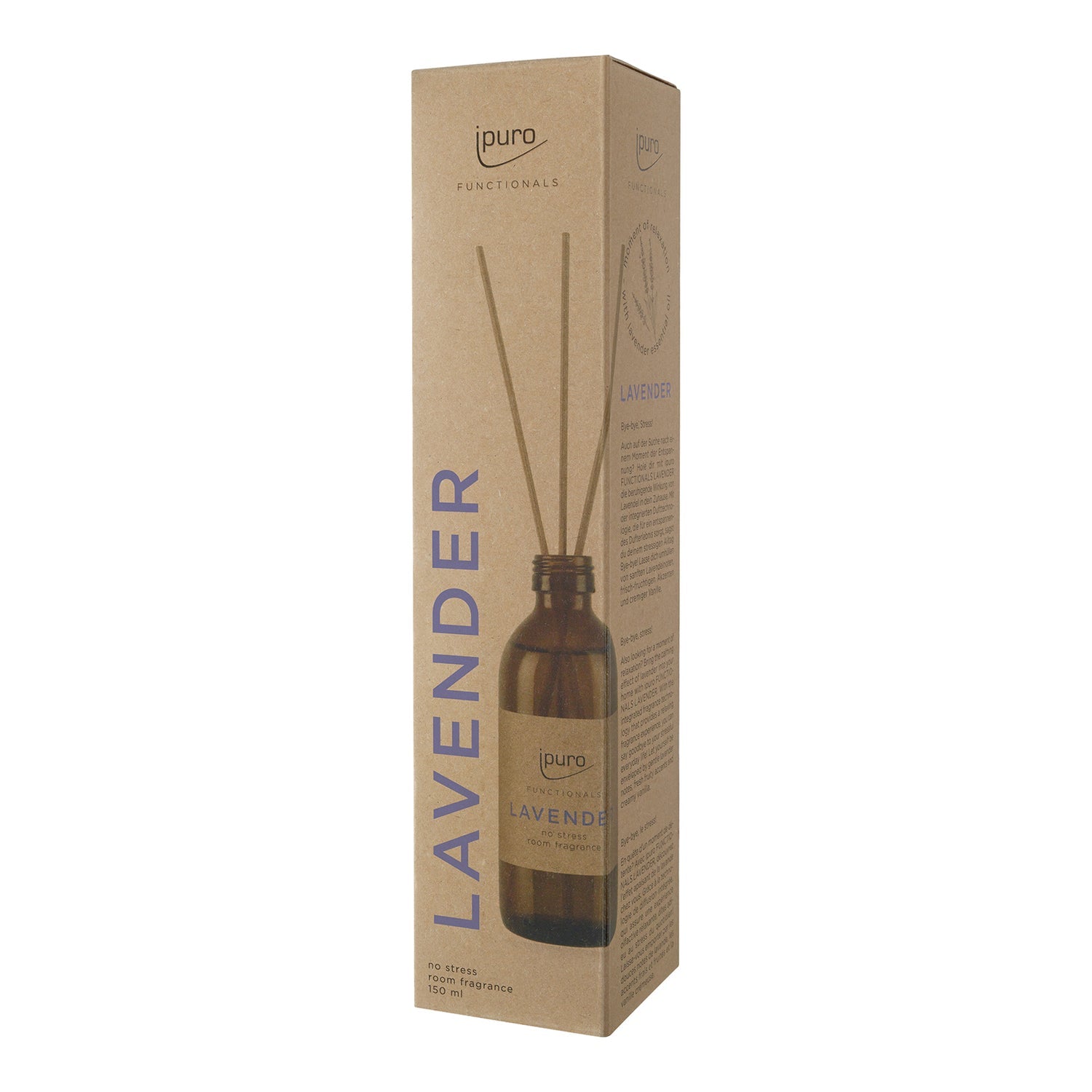ipuro Lavendel – Duftstäbchen, 150 ml