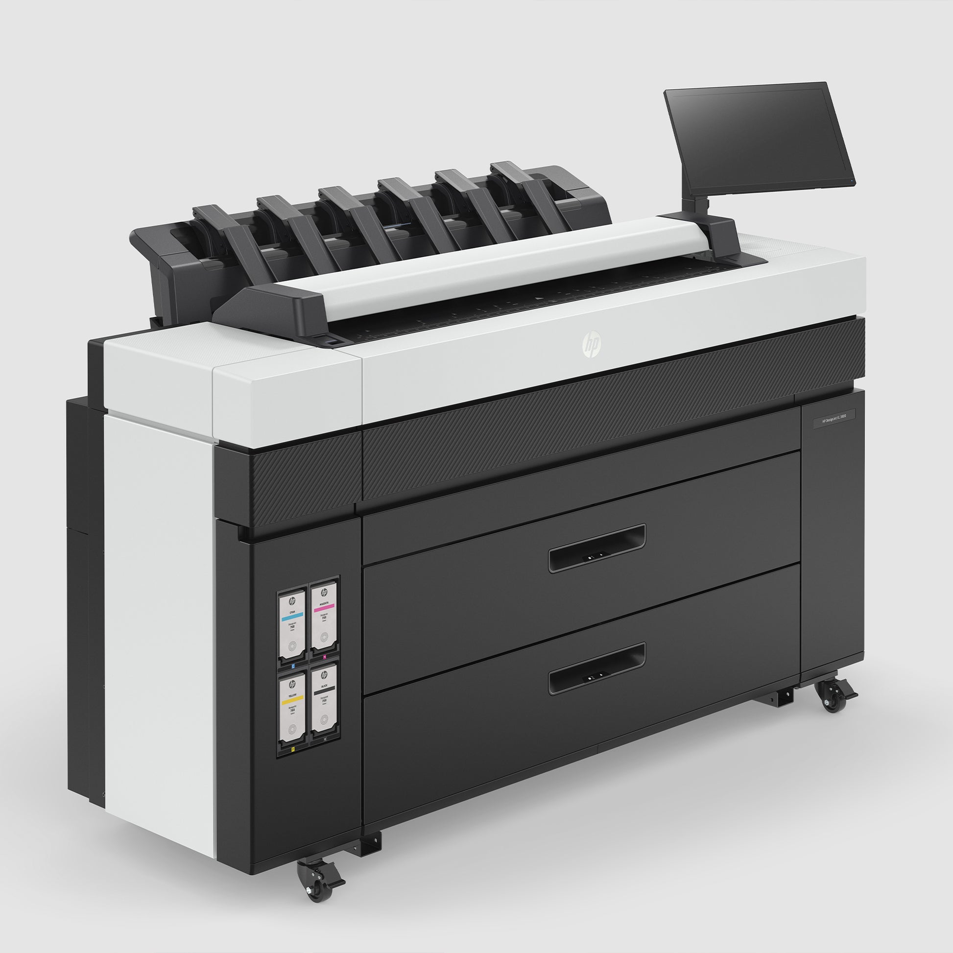 HP DESIGNJET XL 3800 PS – Farbiger Tintenstrahl-MFP, 3-in-1