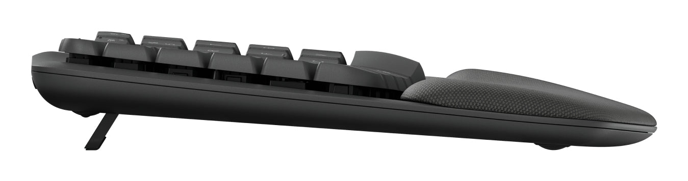Logitech Wave Keys für Business CENTRAL-419 – Tastatur, kabellos (Bluetooth/2,4 GHz), CH-Layout (DE-CH)